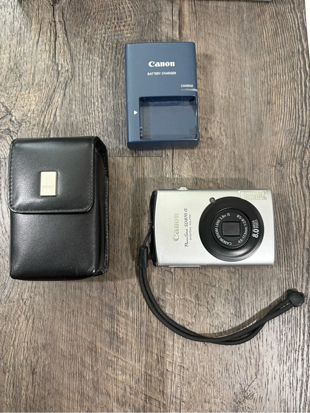 CANON PowerShot SD 870 IS Digital ELPH 8.0MP 3.8x Digital Camera - Silver Tested